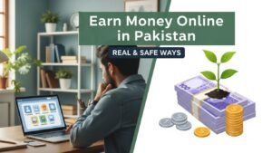 Earn money online in Pakistan using legit and safe earning ways